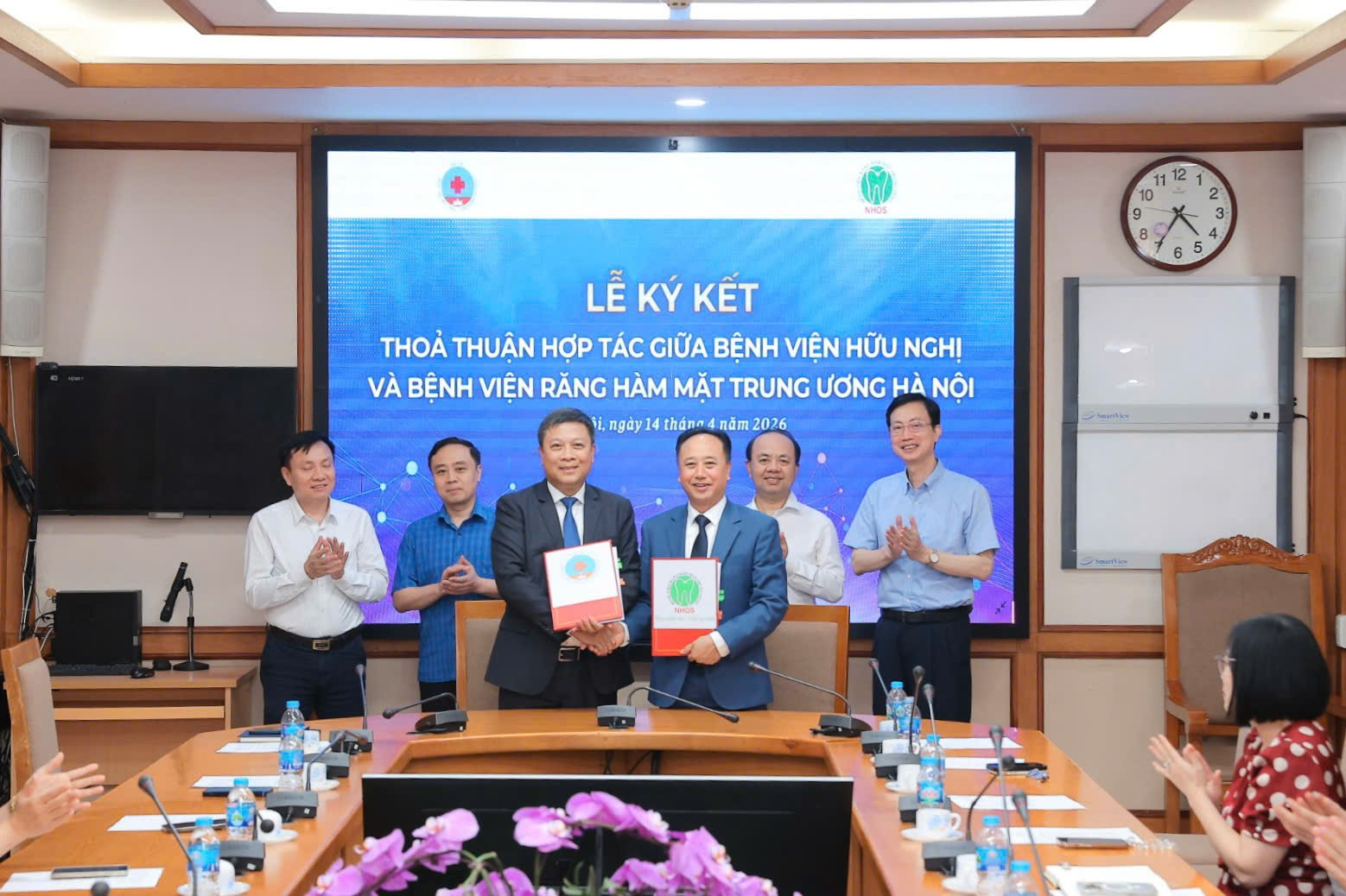 BỆNH VIỆN RĂNG HÀM MẶT TRUNG ƯƠNG HÀ NỘI KÝ KẾT HỢP TÁC CHUYÊN MÔN VỚI BỆNH VIỆN HỮU NGHỊ